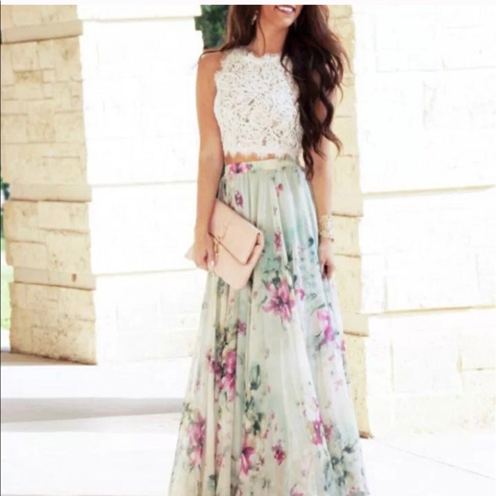 Floral skirt